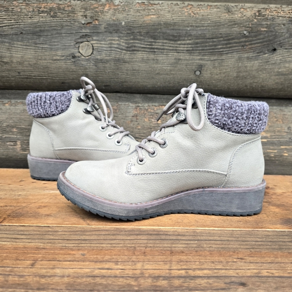 Blowfish NEW Comet Modern Rustic Chic Wanderlust Wedge Cozy Bootie 8M - Picture 5 of 16